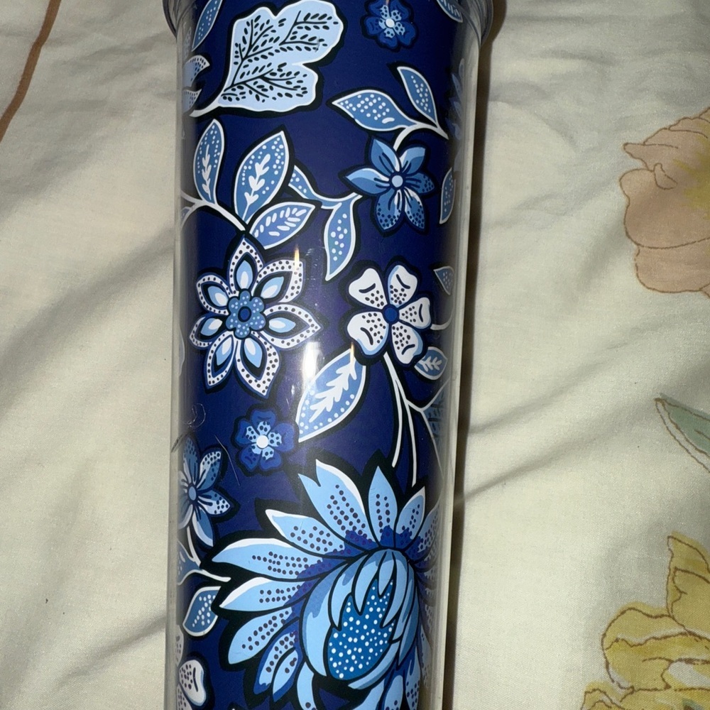 Vera Bradley Floral Blue Tumbler